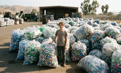 Menino começa a recolher garrafas descartadas aos 3 anos, abre a própria empresa aos 5 e, antes mesmo de completar 13 anos, transforma a reciclagem em um negócio milionário