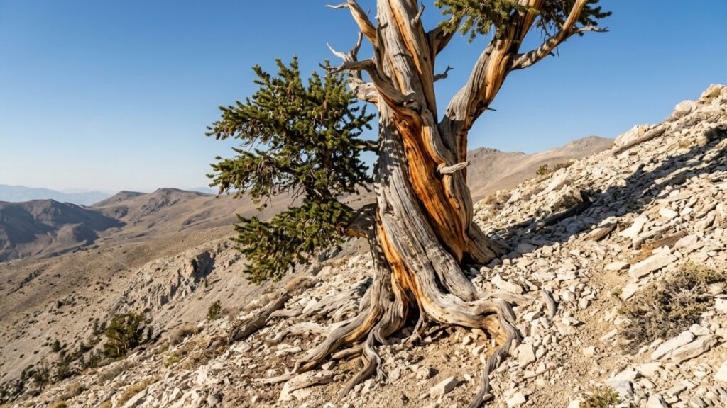 Um pinheiro de quase 5 mil anos continua vivo na Califórnia e surpreende cientistas por ter sobrevivido a mudanças climáticas, civilizações inteiras e milhares de anos de história