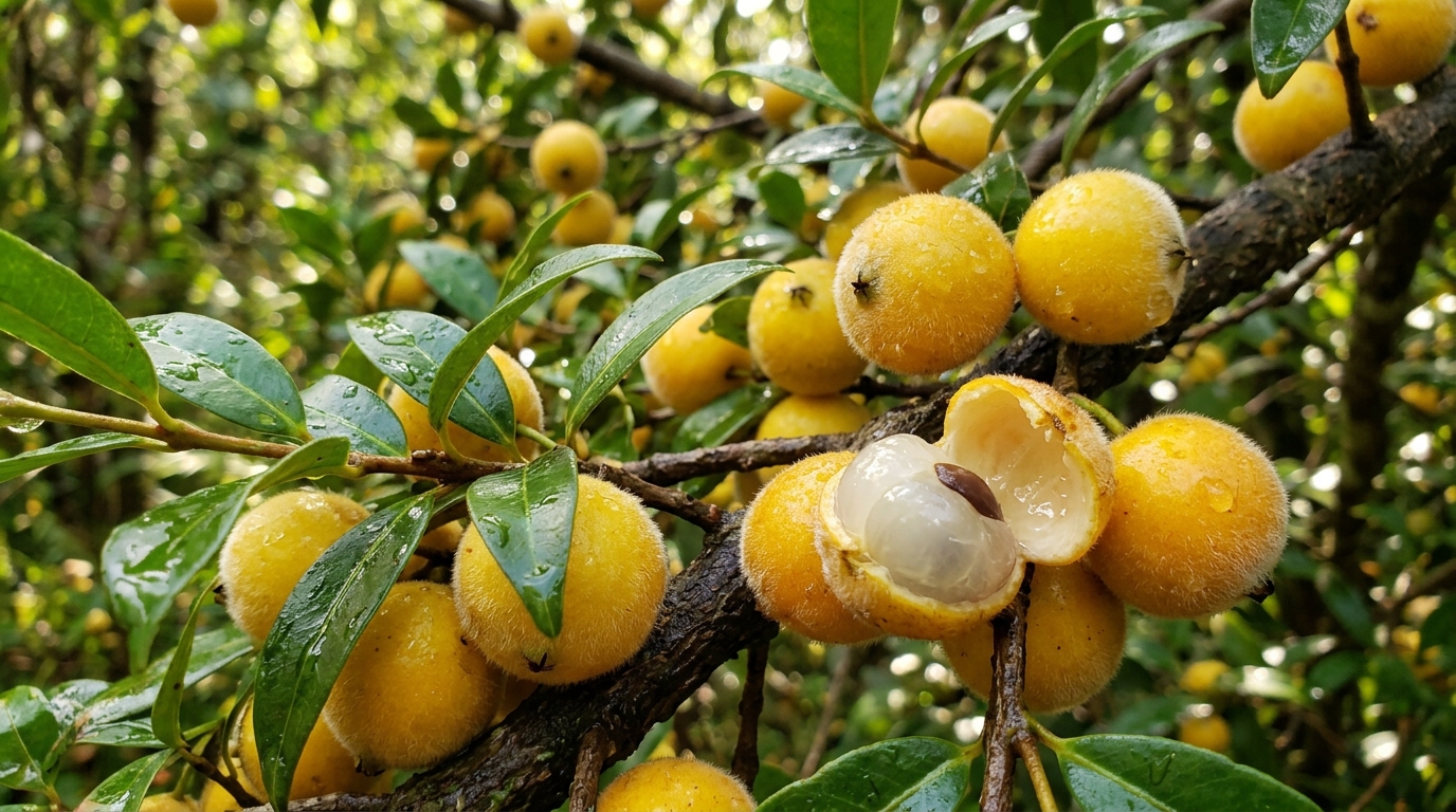 Essa fruta brasileira é pouco conhecida, parece uma jabuticaba amarela, tem a 'casca cabeludinha' e pode ser plantada no quintal de casa