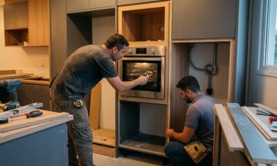 Morador instala forno elétrico embutido no armário e descobre quanto espaço de ventilação o nicho precisa para o móvel não esquentar nem estragar