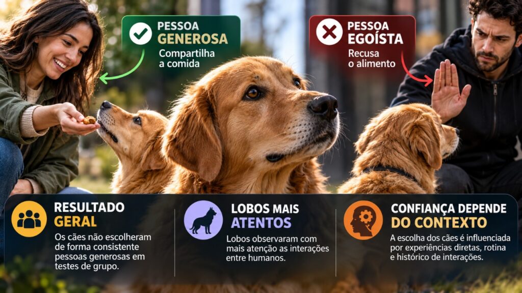 Pesquisadores testaram cães para descobrir se reconhecem pessoas que agem mal, e os resultados revelaram algo surpreendente sobre os animais