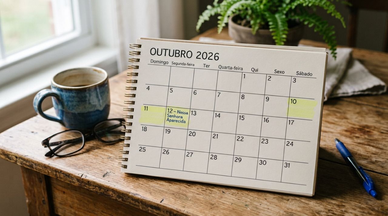 Autoridades confirmam feriado na segunda-feira, 12 de outubro, e bancos, escolas, repartições públicas e outros serviços podem ter funcionamento alterado