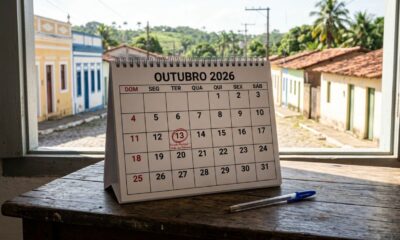 Autoridades confirmam feriado na terça-feira, 13 de outubro, e bancos, escolas, repartições públicas e outros serviços podem ter funcionamento alterado