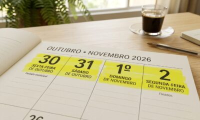 Prefeituras confirmam feriado no dia 30 de outubro e moradores destas cidades poderão aproveitar uma sexta-feira diferente