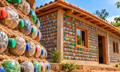 Construir paredes com garrafas PET preenchidas com terra parece improvável, mas a técnica já foi aplicada em projetos reais: como as garrafas são organizadas e quais cuidados determinam a segurança da estrutura