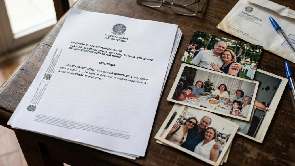 Casal viveu em união estável por 10 anos, INSS nega pensão por morte e Justiça reconhece o benefício por fotos com retroativo de R$ 35 mil