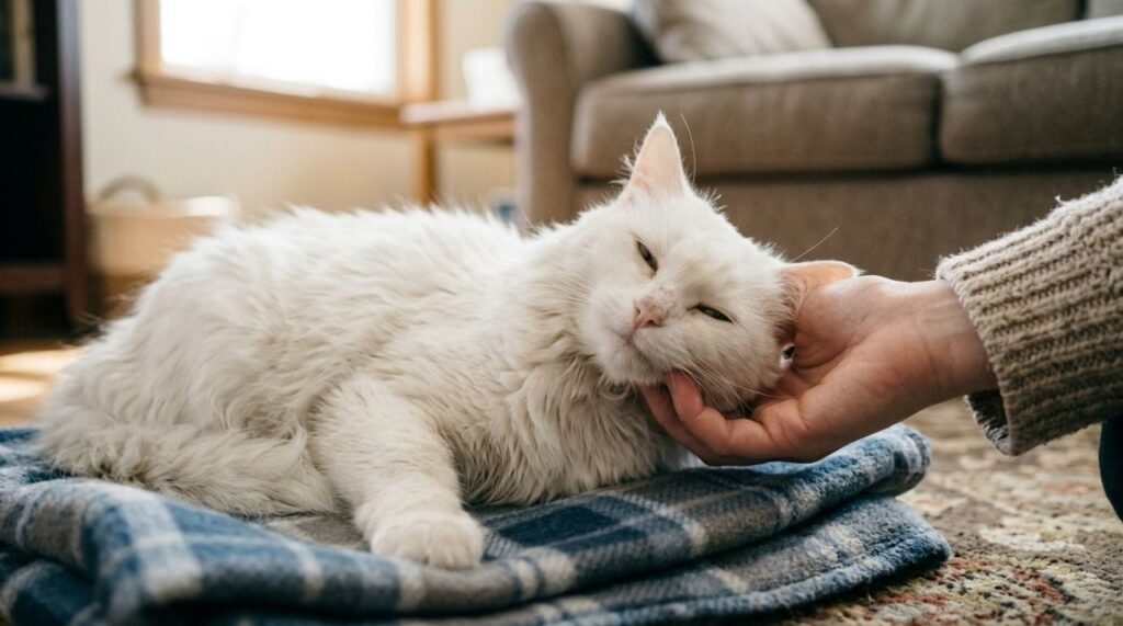 Mulher encontra uma caixa misteriosa, decide abrir para descobrir o que havia dentro e se depara com um gato que precisava urgentemente de ajuda