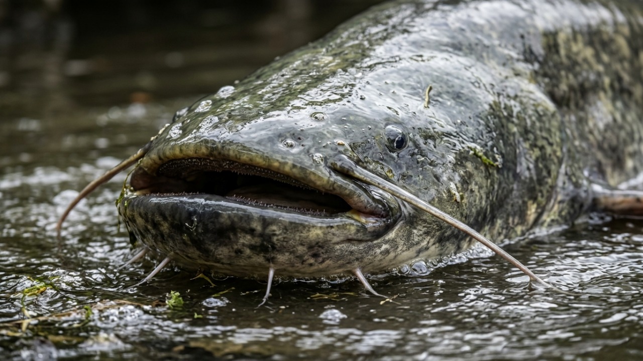 Pescador captura peixe gigante de 2,92 metros e precisa de mais de meia hora para retirar da água o gigante de uma espécie que pode pesar até 150 kg