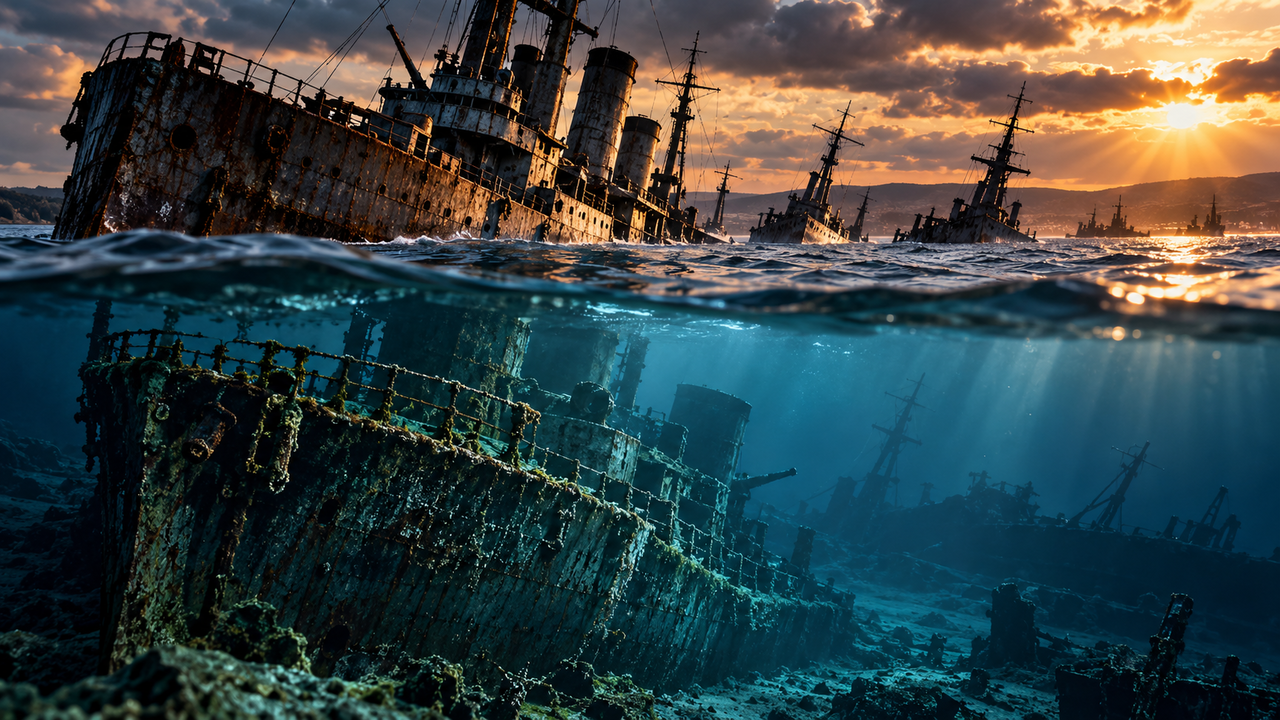 Em 1919, alemães afundaram 52 navios de guerra para impedir que fossem capturados, mas, mais de um século depois, o aço retirado do fundo do mar se tornou tão valioso que cientistas o utilizam em equipamentos de alta precisão