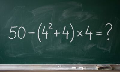50 − (4² + 4) × 4 parece matemática básica, mas exige atenção redobrada para não errar antes de chegar à última operação