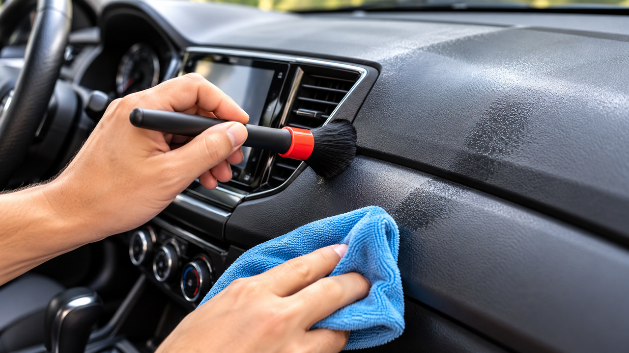 Seu painel fica todo engordurado depois da limpeza? O truque simples para remover marcas de uso e deixar o interior do carro com aparência renovada