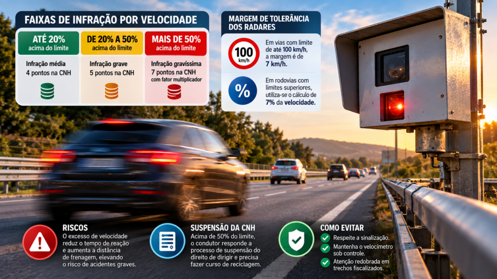 Milhões de motoristas precisam redobrar a atenção nas rodovias: novo limite pode transformar um simples descuido em multa de até R$ 880
