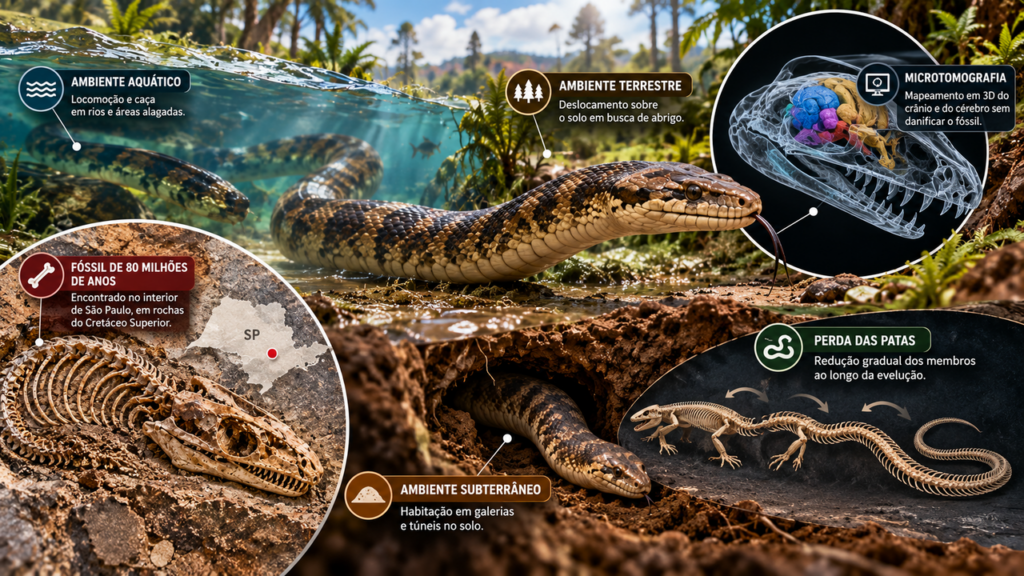 Pesquisadores encontram fósseis de 80 milhões de anos escondidos em rochas e descoberta revela detalhes inéditos sobre a evolução desses animais