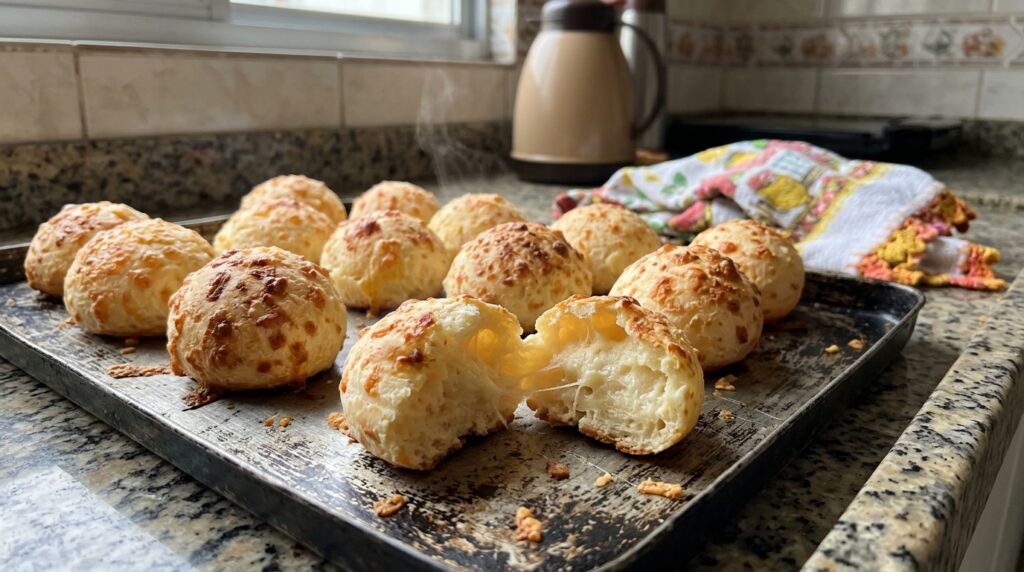 Padeiros revelam o segredo do pão de queijo perfeito, com casquinha levemente crocante e interior macio, elástico e cheio de queijo: o detalhe na hora de misturar o polvilho com o leite quente pode mudar completamente o resultado