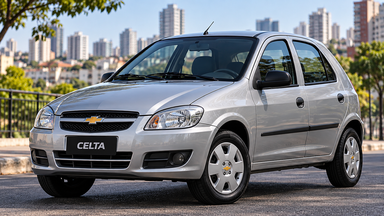 Chevrolet Celta 2015 usado custa cerca de R$ 30 mil, tem motor 1.0 de 78 cv, porta-malas de 260 litros e pode ser alternativa ao Mobi 0 km