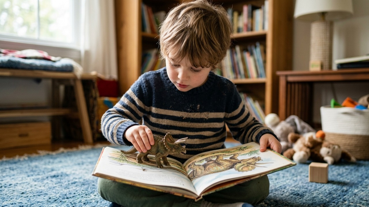Especialistas em psicologia explicam: “Crianças que gostam muito de dinossauros podem não ter apenas um passatempo, mas uma forte motivação interna para aprender e descobrir coisas novas”