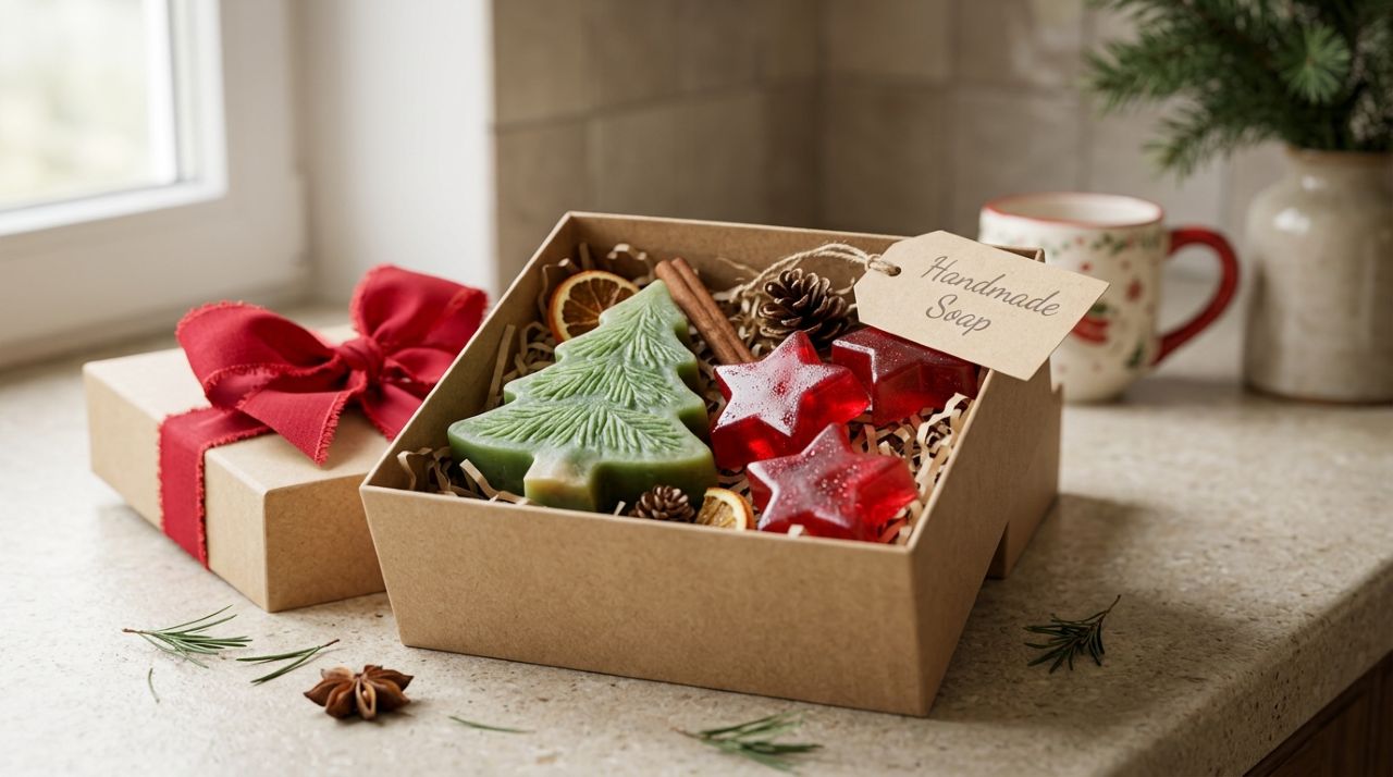 O sabonete de Natal que dá para fazer na cozinha de casa e virou febre entre quem busca renda extra