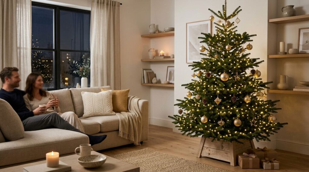 A árvore de Natal com luzes coloridas está fora de moda: a nova tendência de 2026 deixará a sala de estar com um ar mais elegante