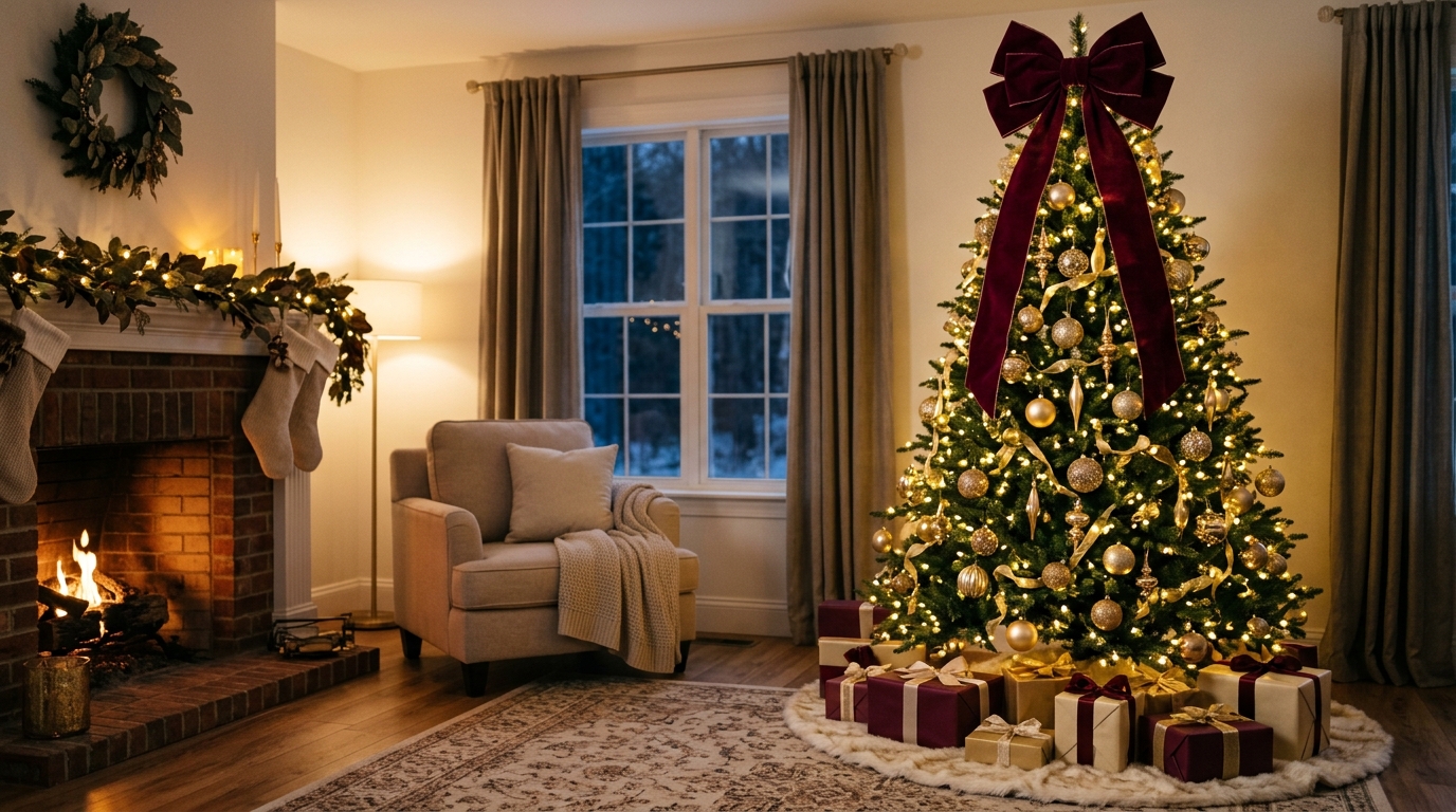 Adeus à estrela no topo da árvore de Natal: o novo enfeite que virou tendência nas casas em 2026 é mais prático e elegante