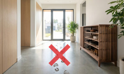 Adeus sujeira da rua dentro de casa: a nova tendência da sapateira de entrada para barrar impurezas e germes logo na porta do imóvel