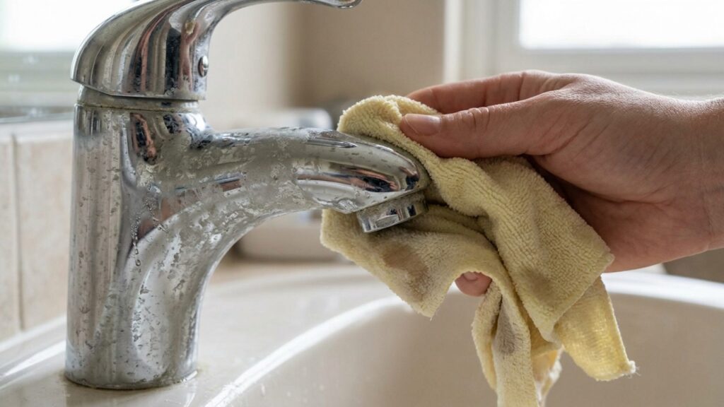 Nem vinagre nem bicarbonato: esse ingrediente pode ser mais eficaz para remover o calcário do vaso sanitário e das torneiras quando a crosta já está endurecida