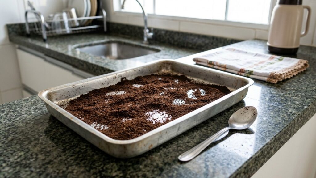 Misturar borra de café seca com bicarbonato e deixar num pote aberto: para que serve esse truque caseiro que acaba com o cheiro da geladeira usando o que iria para o lixo