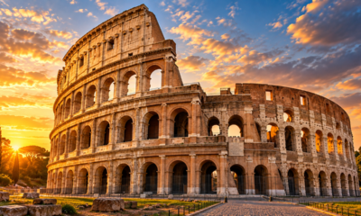 Construído por volta de 80 d.C., o Coliseu atravessou quase dois mil anos de história, recebeu diferentes usos ao longo dos séculos e manteve sua estrutura monumental como uma das principais marcas da Roma Antiga