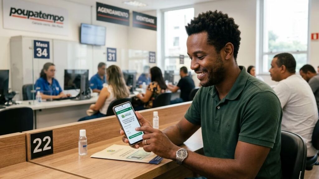 Como iniciar a solicitação da nova carteira de identidade pelo celular e quando o atendimento presencial é necessário