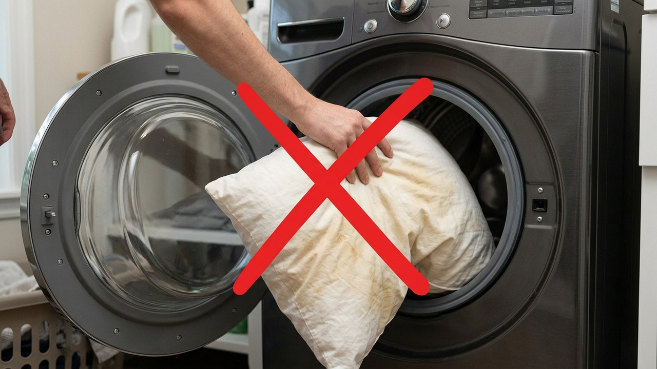 Como branquear travesseiros amarelados na máquina de lavar sem usar alvejante: o método seguro que não estraga o enchimento