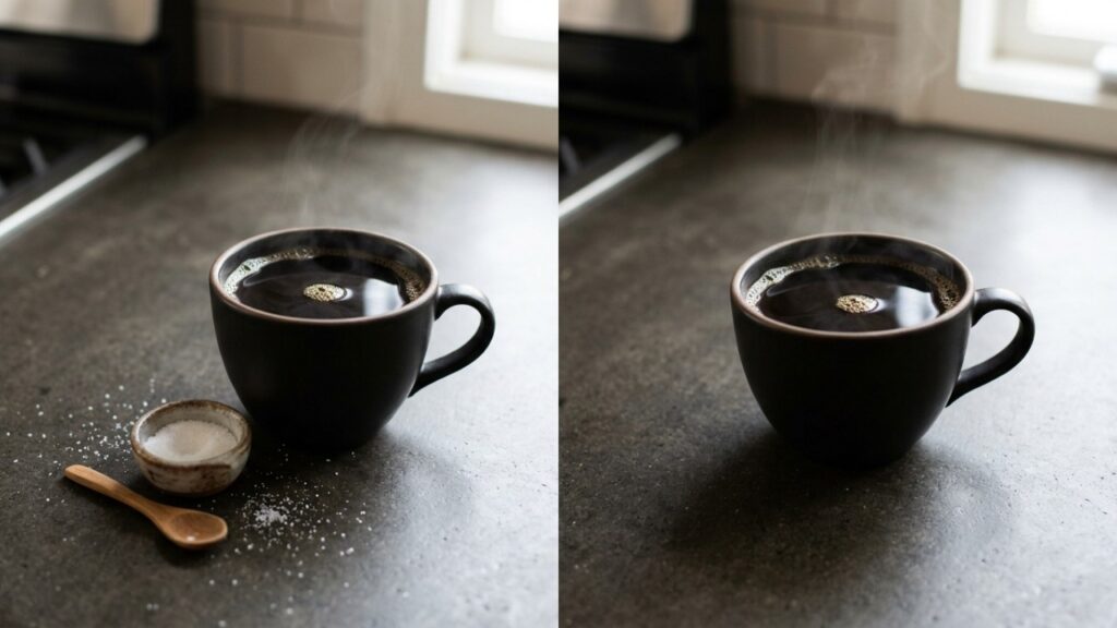 Colocar uma pitada de sal no café: para que serve esse truque pouco conhecido e por que cientistas recomendam