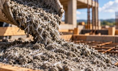 Adicionar fibras de coco ao cimento pode ajudar a controlar fissuras e criar um compósito diferente para determinadas aplicações na construção civil