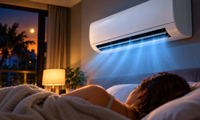 Família substitui o ventilador por um ar-condicionado durante as noites mais quentes e descobre como a temperatura escolhida, as horas de uso e a eficiência do aparelho podem alterar os gastos mensais