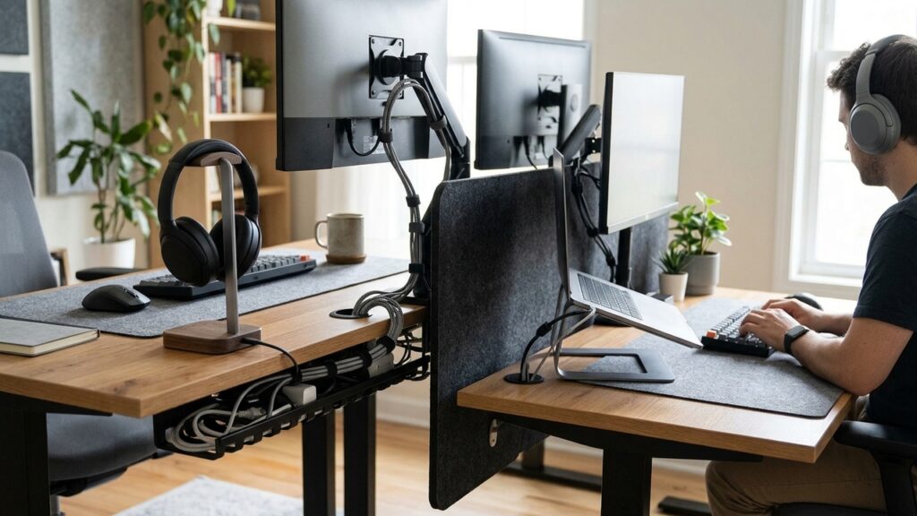 Casais em home office: a regra simples de convivência e divisão de cômodos para trabalhar sem brigas e preservar o silêncio da casa
