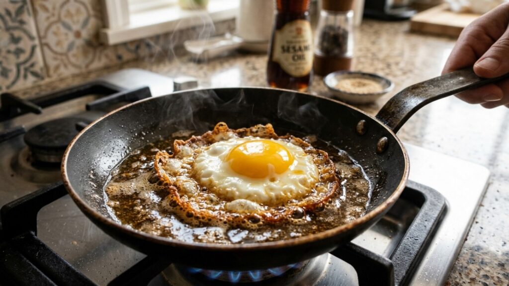 Cozinheiros experientes recomendam: “Se você quer um ovo frito mais crocante e saboroso, não use nem azeite nem manteiga, use esse óleo para dar um toque especial à receita”