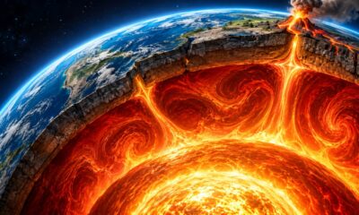 O núcleo da Terra pode estar vazando hidrogênio há bilhões de anos: cientistas encontram pistas em rochas vulcânicas que podem mudar o que sabemos sobre o interior do planeta