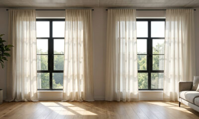 Cortinas de linho sintético ou linho puro: as diferenças práticas de caimento, lavagem na máquina e custo que você deve considerar