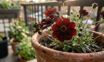 A flor que tem cheiro de chocolate de verdade: o segredo para cultivar a Cosmos atrosanguineus e perfumar a varanda de casa