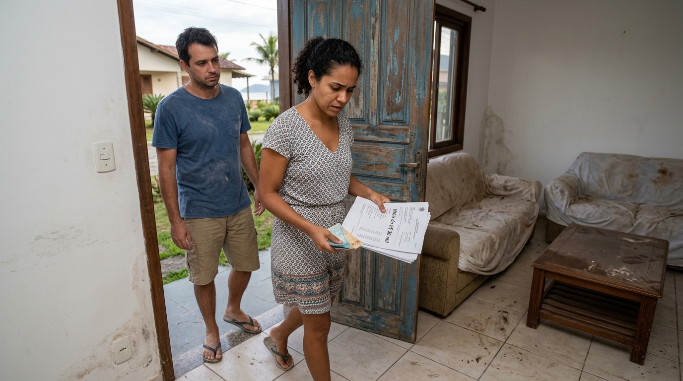Casal empresta a casa de praia para parentes sem cobrar aluguel e, ao retomar o imóvel, encontra mais de R$ 20 mil em contas e reparos: a Justiça explica quem paga