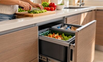 Especialistas em organização mostram por que colocar a lixeira embaixo da pia pode atrapalhar o preparo das refeições e qual alternativa deixa a cozinha mais prática no dia a dia