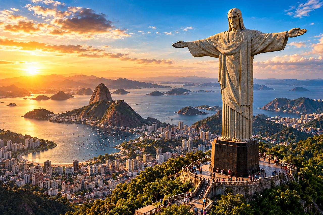 Construído entre 1926 e 1931, o Cristo Redentor atravessou quase 100 anos de história, resistiu a décadas de mudanças na paisagem do Rio de Janeiro, enfrentou diferentes restaurações e continua no alto do Corcovado como um dos maiores símbolos do Brasil reconhecidos no mundo inteiro