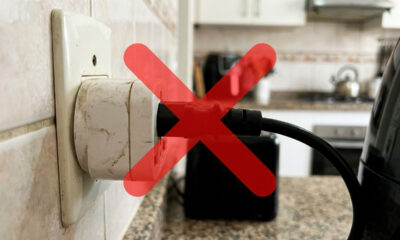 Adeus curto-circuito na cozinha: por que você nunca deve ligar a airfryer ou o forno elétrico em adaptadores benjamim