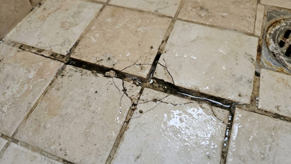 Pedreiros alertam: rejunte rachado no banheiro não é apenas um problema de aparência, porque as fissuras podem facilitar a entrada de umidade por trás do revestimento