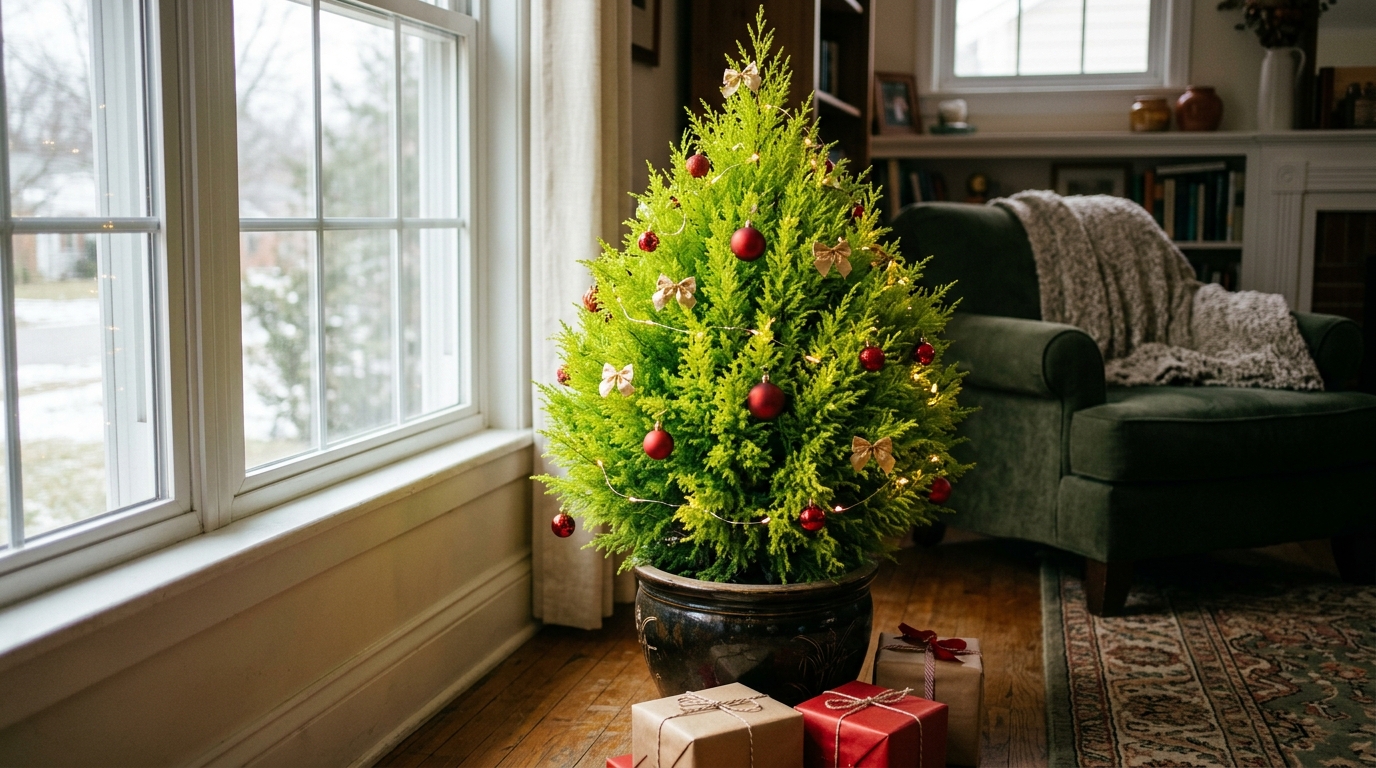 Adeus, árvore de pinheiro: a planta de vaso que chegou às floriculturas e vira árvore de Natal sem morrer depois das festas