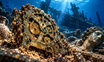 O naufrágio do Antikythera escondia estátuas, objetos de luxo e um mecanismo de engrenagens que revelou o nível de conhecimento técnico alcançado pelos gregos antigos