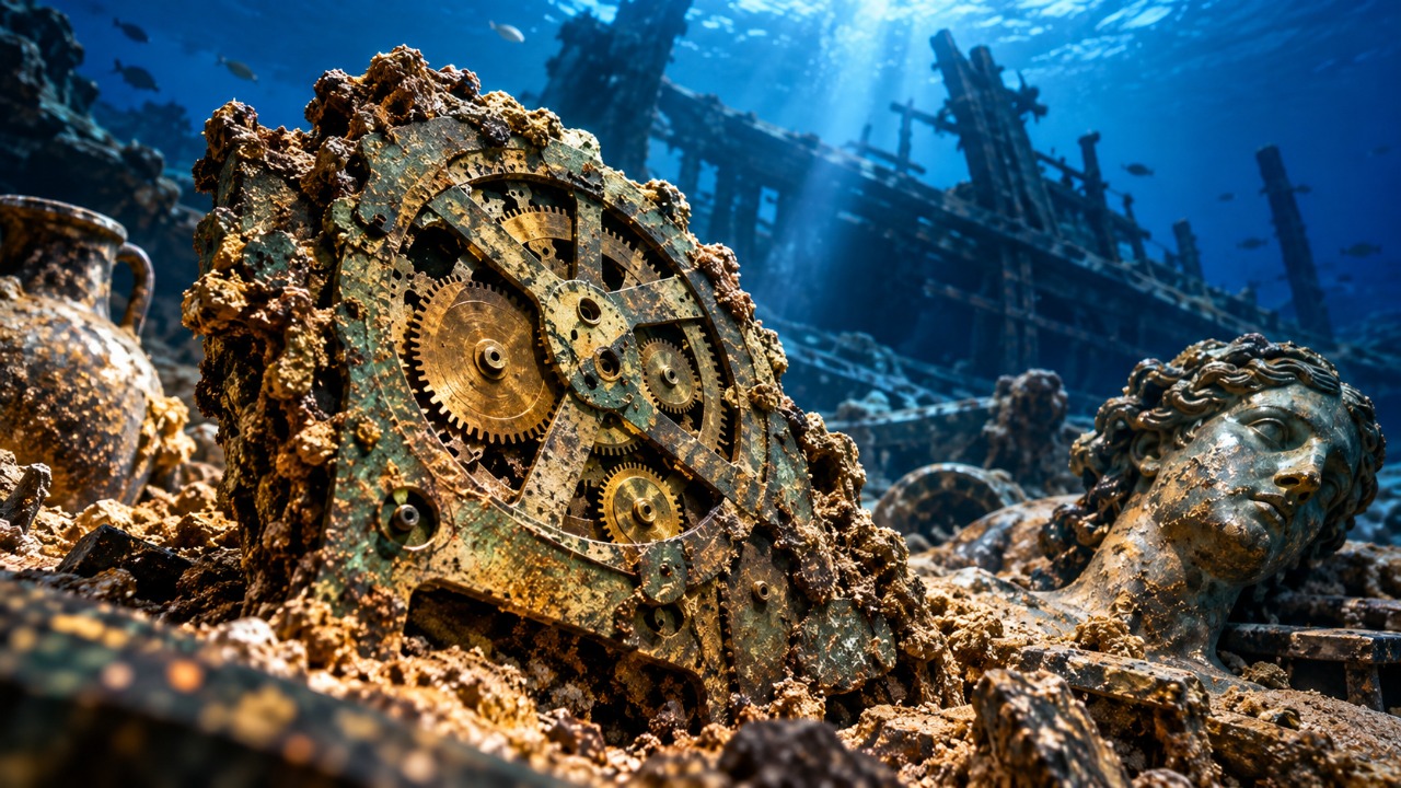 O naufrágio do Antikythera escondia estátuas, objetos de luxo e um mecanismo de engrenagens que revelou o nível de conhecimento técnico alcançado pelos gregos antigos
