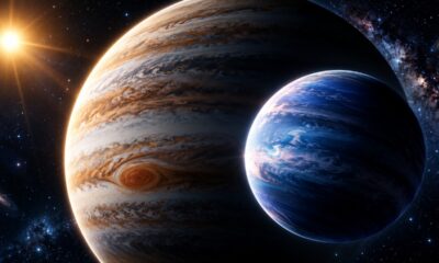 Astrônomos encontram indícios de uma lua gigante fora do Sistema Solar, com tamanho semelhante ao de Netuno, e observações do Hubble levantam questões sobre sua origem