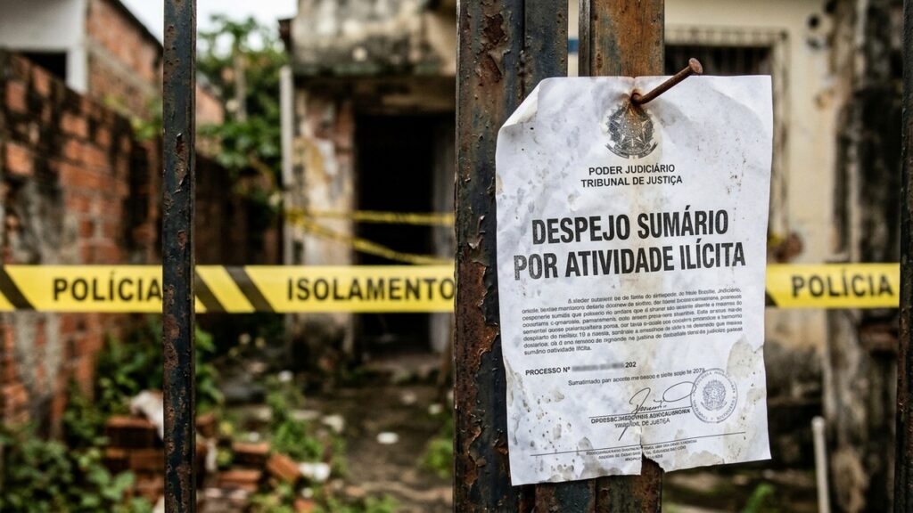 Inquilino aluga casa residencial para operar desmanche clandestino, vizinhos denunciam e proprietário obtém ordem de despejo imediato