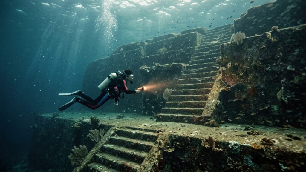 Em 1986, uma estrutura de arenito de 50 metros foi encontrada a 25 metros de profundidade no oceano e, 40 anos depois, suas formas semelhantes a construções humanas ainda intrigam cientistas