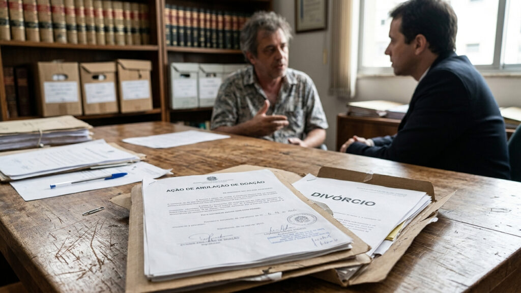 Marido transfere imóvel de R$ 500 mil para o nome da mãe antes de pedir divórcio e Justiça anula a doação por fraude na partilha de bens