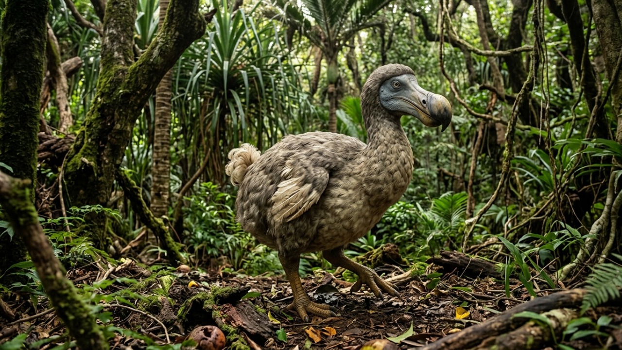 Ave extinta há mais de 360 anos pode voltar à vida: cientistas avançam em projeto com engenharia genética e inteligência artificial para recriar o dodô